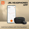 JBL Wave Buds True Wireless Earbuds, Deep Bass, Comfortable Fit, 32H Battery, Smart Ambient Technology, Water and Dust Resistant - Black, JBLWBUDSBLK