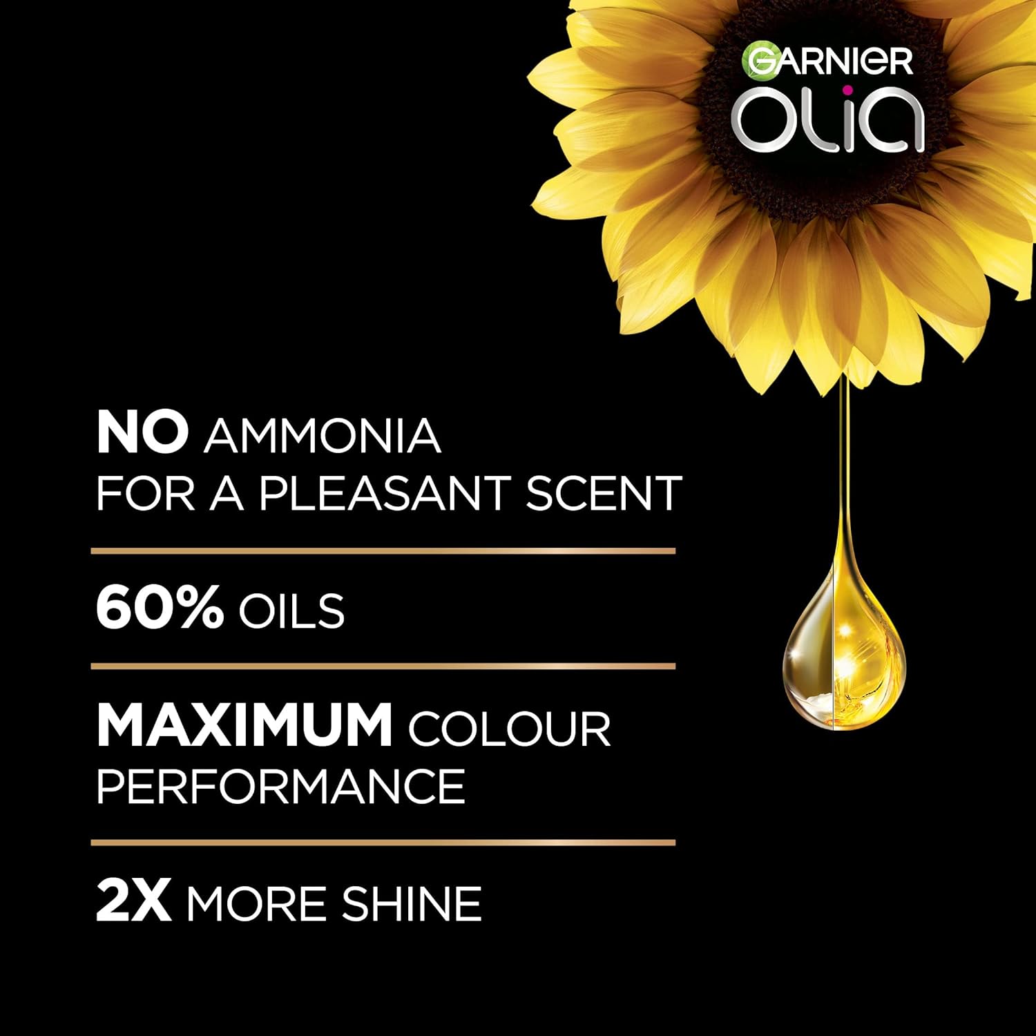 Garnier Olia Ammonia Permanent Hair Colour With 60% Oils - 7.1, No