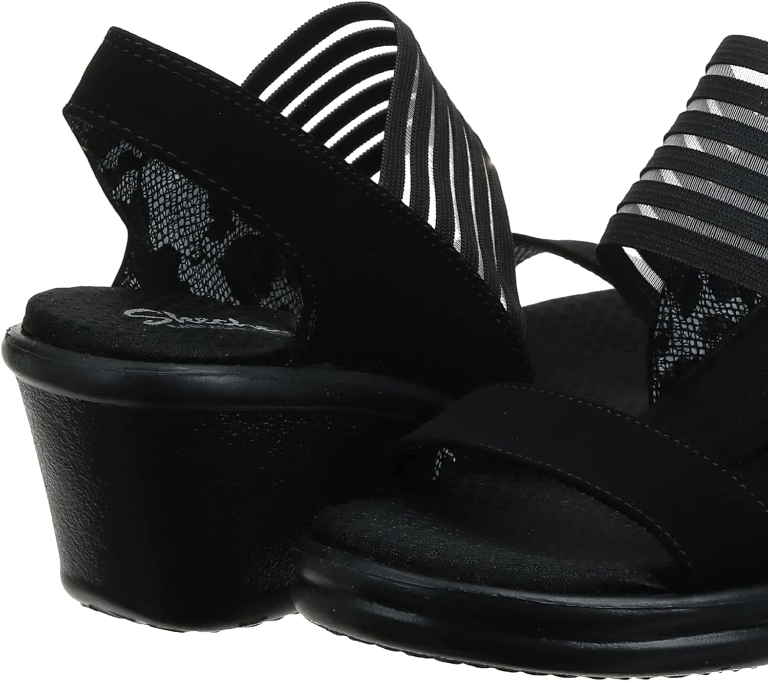 Skechers Women's Rumblers Sci-fi Wedge Sandal