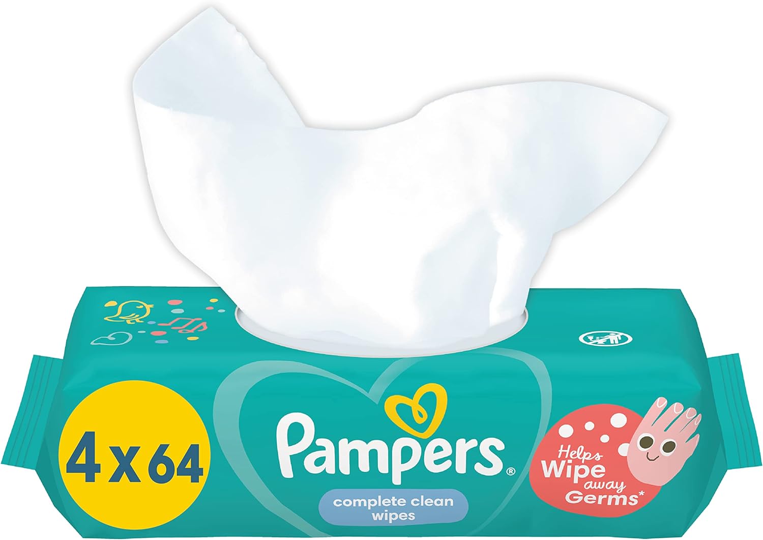 Pampers Complete Clean, 12X64, 768 Baby Wet Wipes