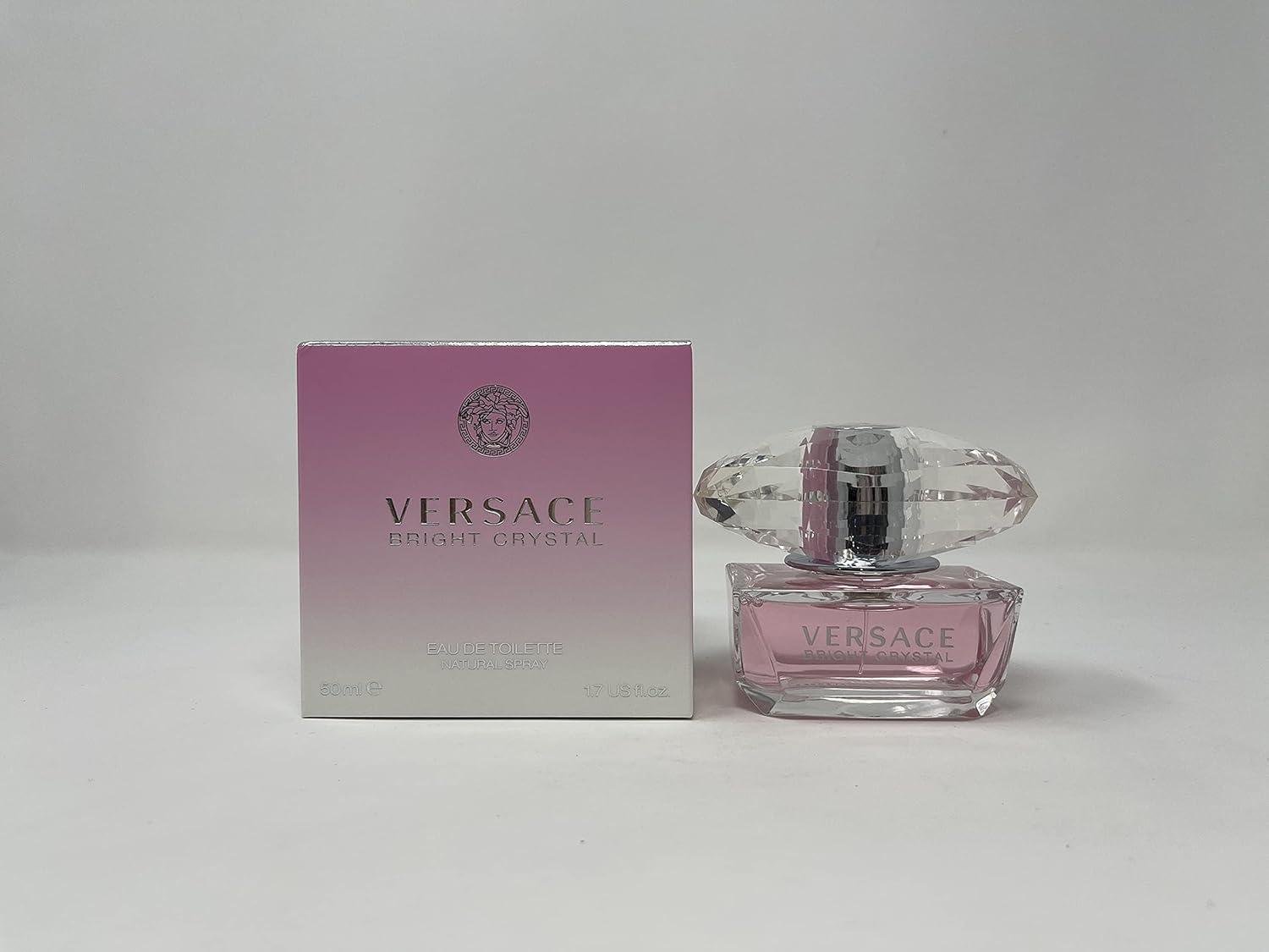 Versace Bright Crystal Eau de Toilette Natural Spray 90ml, Pink, 145893