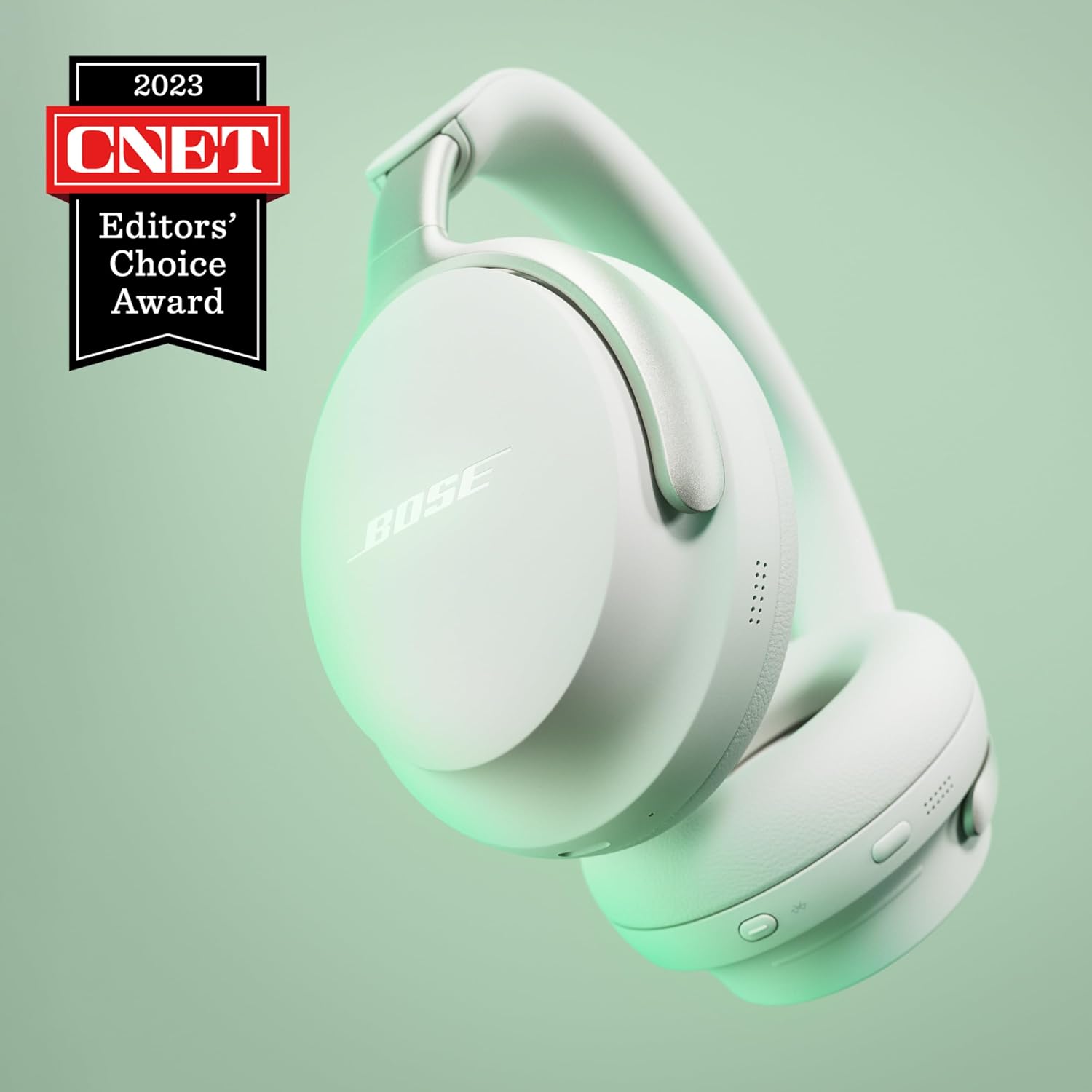 Bose QuietComfort Ultra Wireless Noise Cancelling Headphones, (White Smoke)