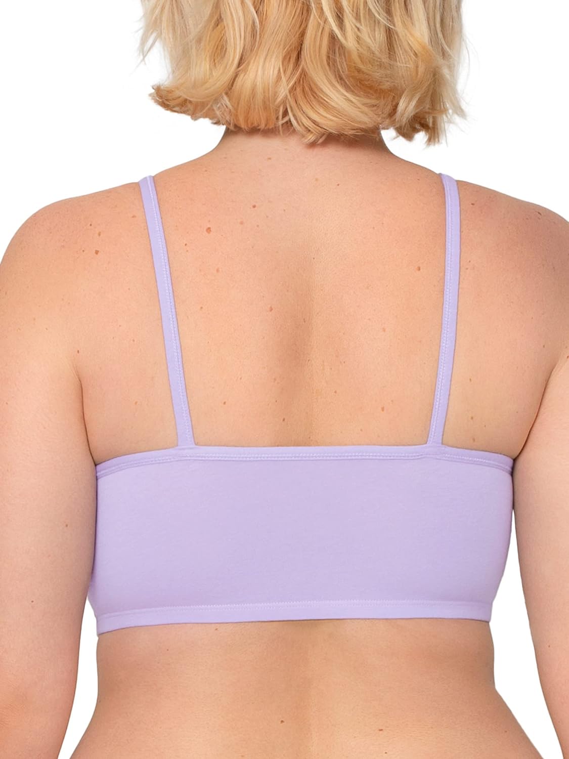 Fruit Of The Loom womens Fruit of the Loom Women's Spaghetti Strap Cotton Pullover Sports Bra Value Pack Sports Bra (pack of 6)