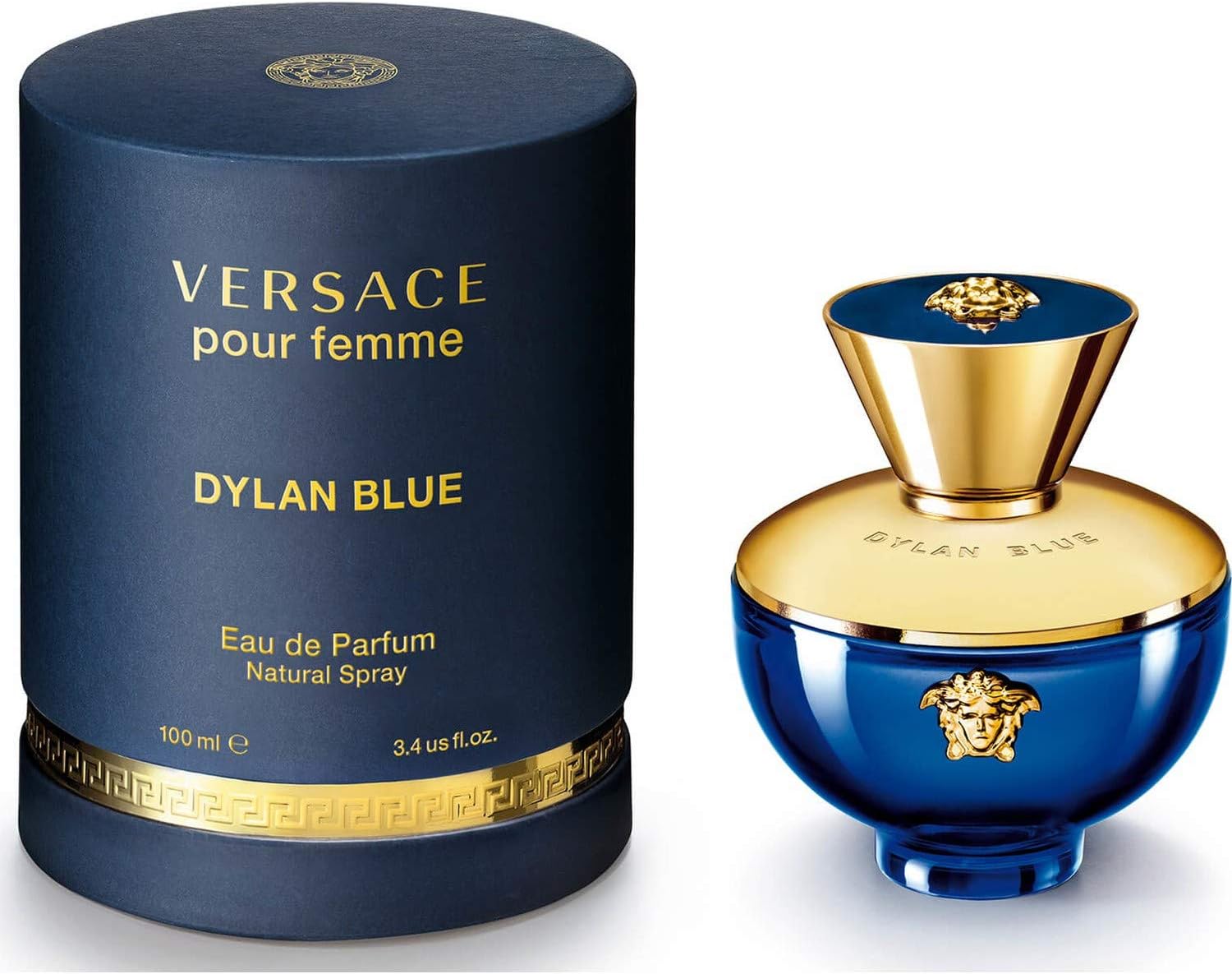 Versace Pour Femme Dylan Blue Perfume for Women, Eau de Parfum, 100 ml