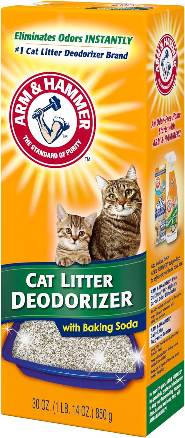 Cat litter deodorizer powder