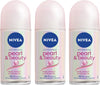 NIVEA Antiperspirant Roll-on for Women, Pearl & Beauty Pearl Extracts, 50ml