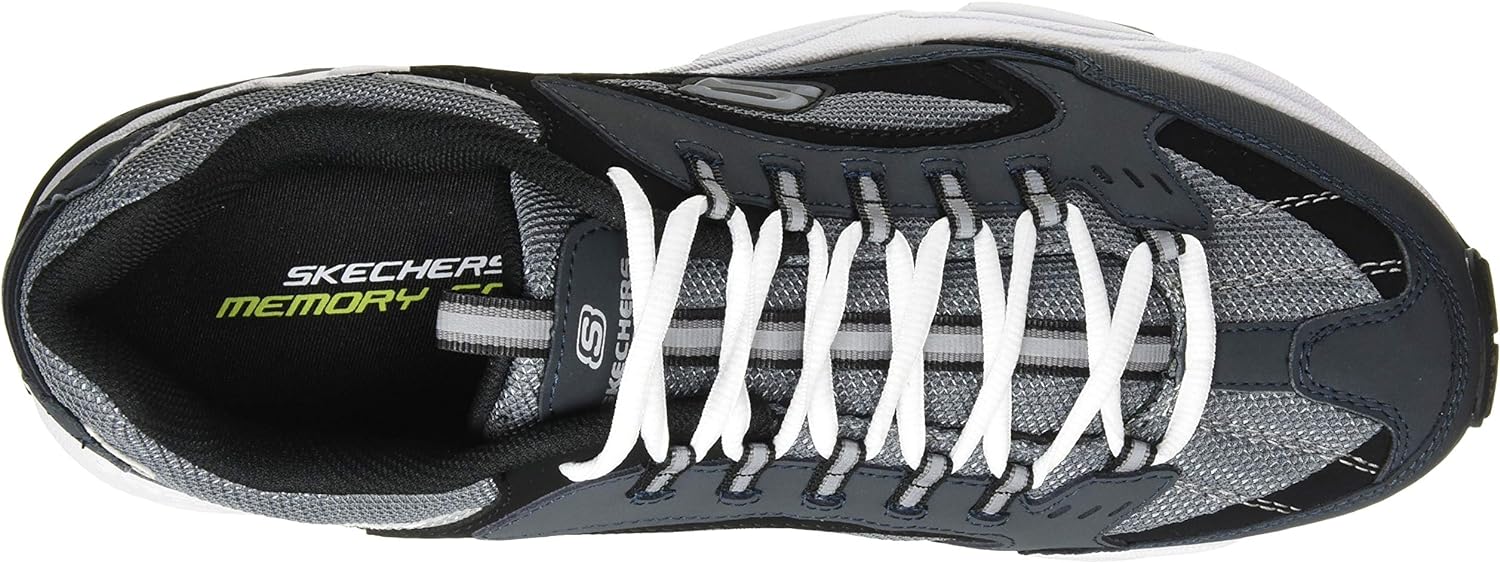 Skechers Sport Men's Stamina Nuovo Cutback Lace-Up Sneaker