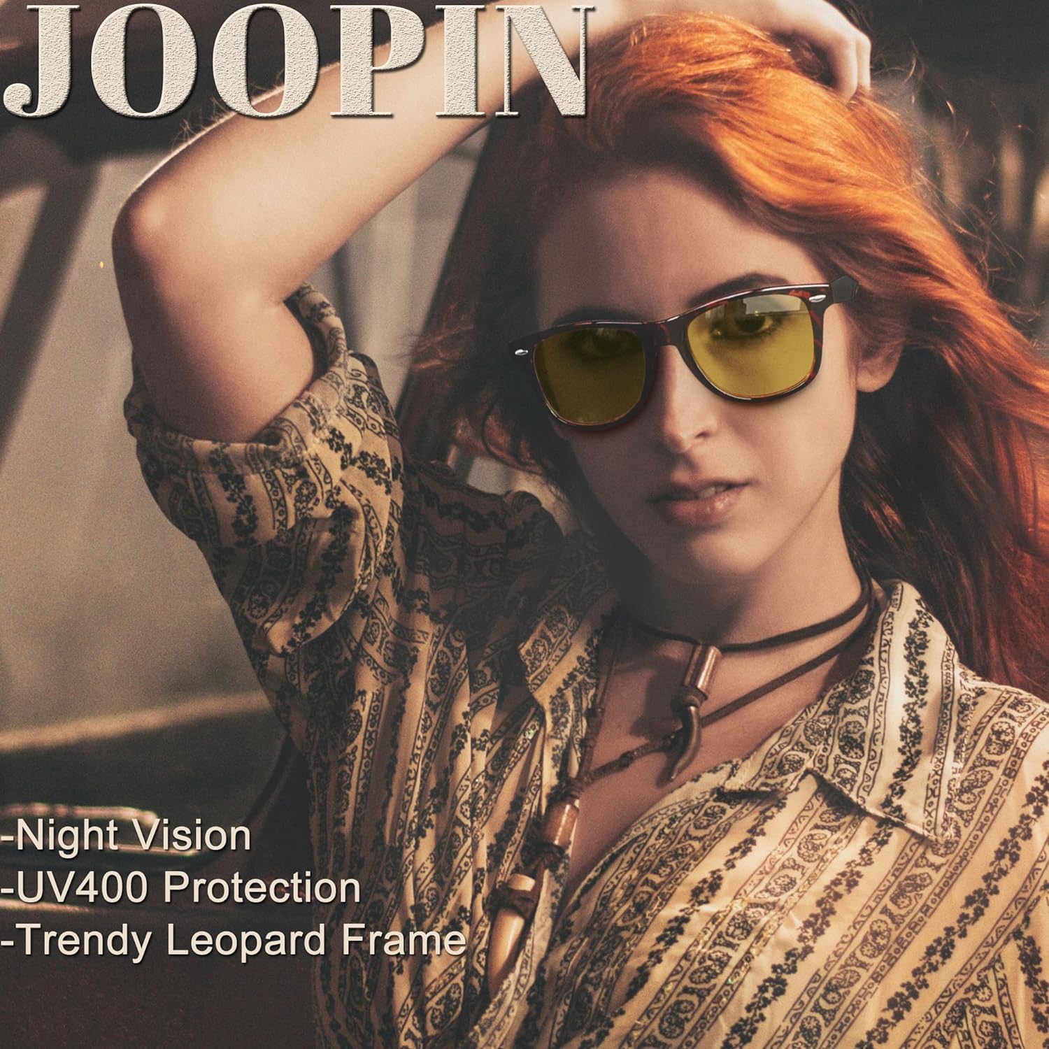 Joopin Polarized Sunglasses Men Women, Classic Square Sun Glasses 100% UV Protection Driving Fishing