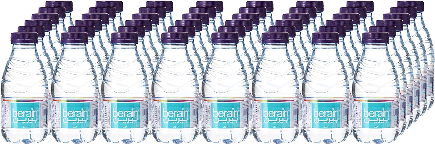 Berain Mineral Water, 48 x 200ml Bottles - Natural Groundwater, Purified & Refreshing