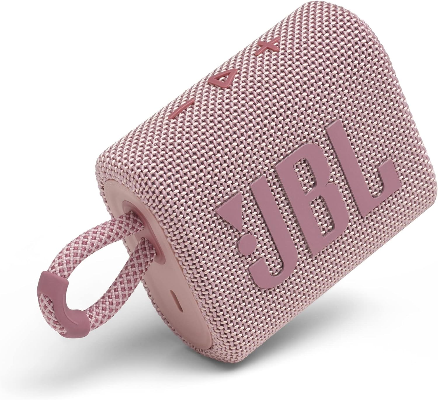 JBL Go 3 Portable Waterproof Speaker with JBL Pro Sound, Powerful Audio, Punchy Bass, Ultra-Compact Size, Dustproof, Wireless Bluetooth Streaming, 5 Hours of Playtime - Blue/Pink, JBLGO3BLUP