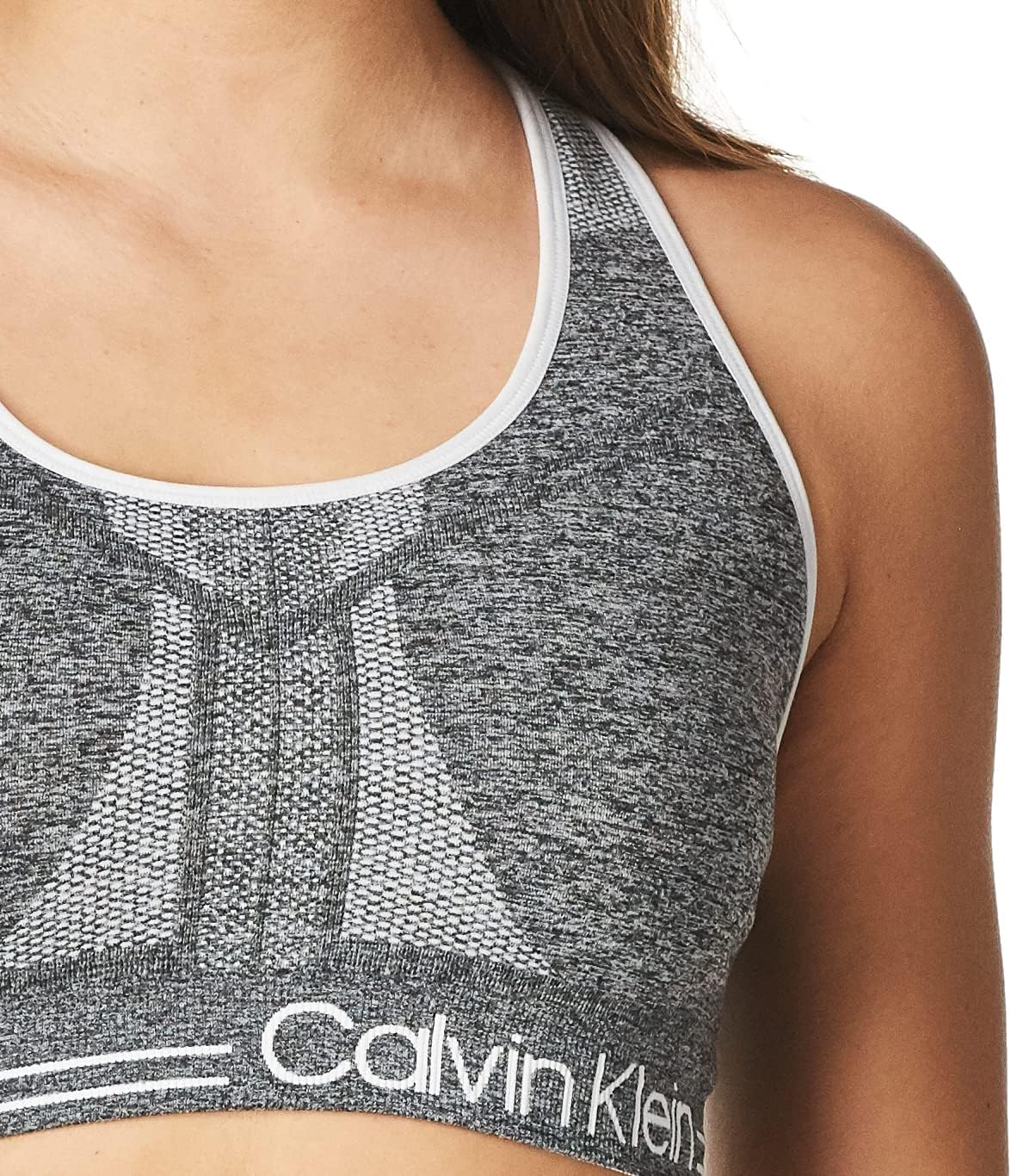 Calvin Klein Women's Premium Performance Moisture Wicking Medium Impact Sports Bra