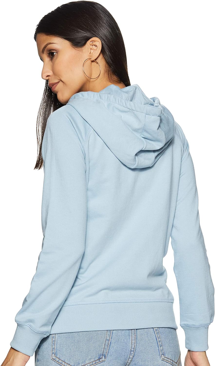 Symbol womens Casual Cotton Blend Hooded Sweatshirt (AW19SS002)
