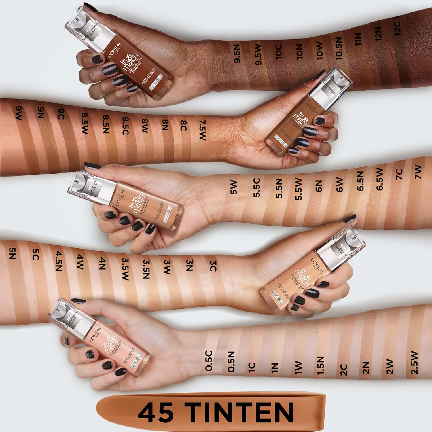 L'Oreal Paris, True Match Foundation 1N Ivory