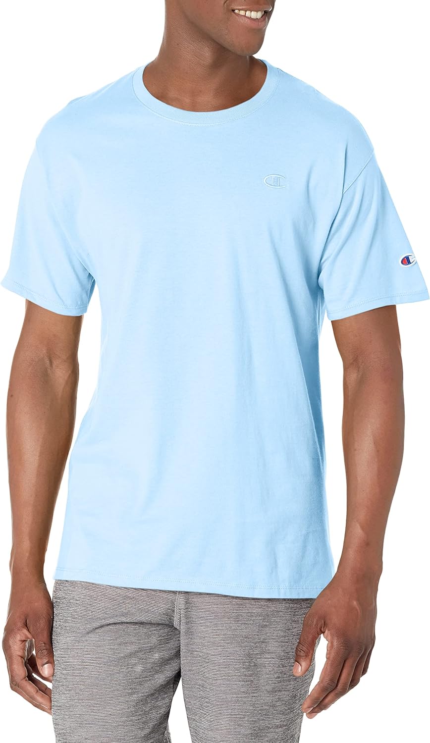 Champion mens Classic Jersey Tee T-Shirt (pack of 1)