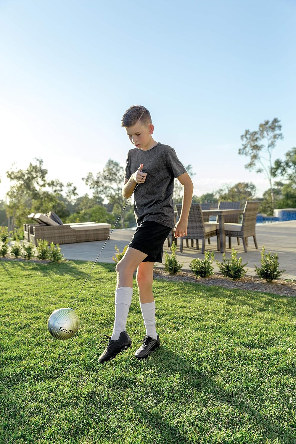 SKLZ Star-Kick Solo Soccer Trainer with Size 1 Soccer Ball
