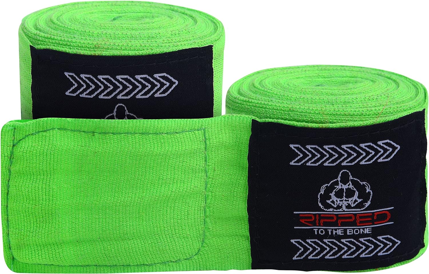 RTTB Premium Boxing Wraps (Pair) - 197" (5 Meter) Hand Wraps with Hook & Loop Closure: Ideal for Boxing, Kickboxing, Thai Boxing, MMA, Strength Training, Crossfit, Gym Workouts - Includes Case.