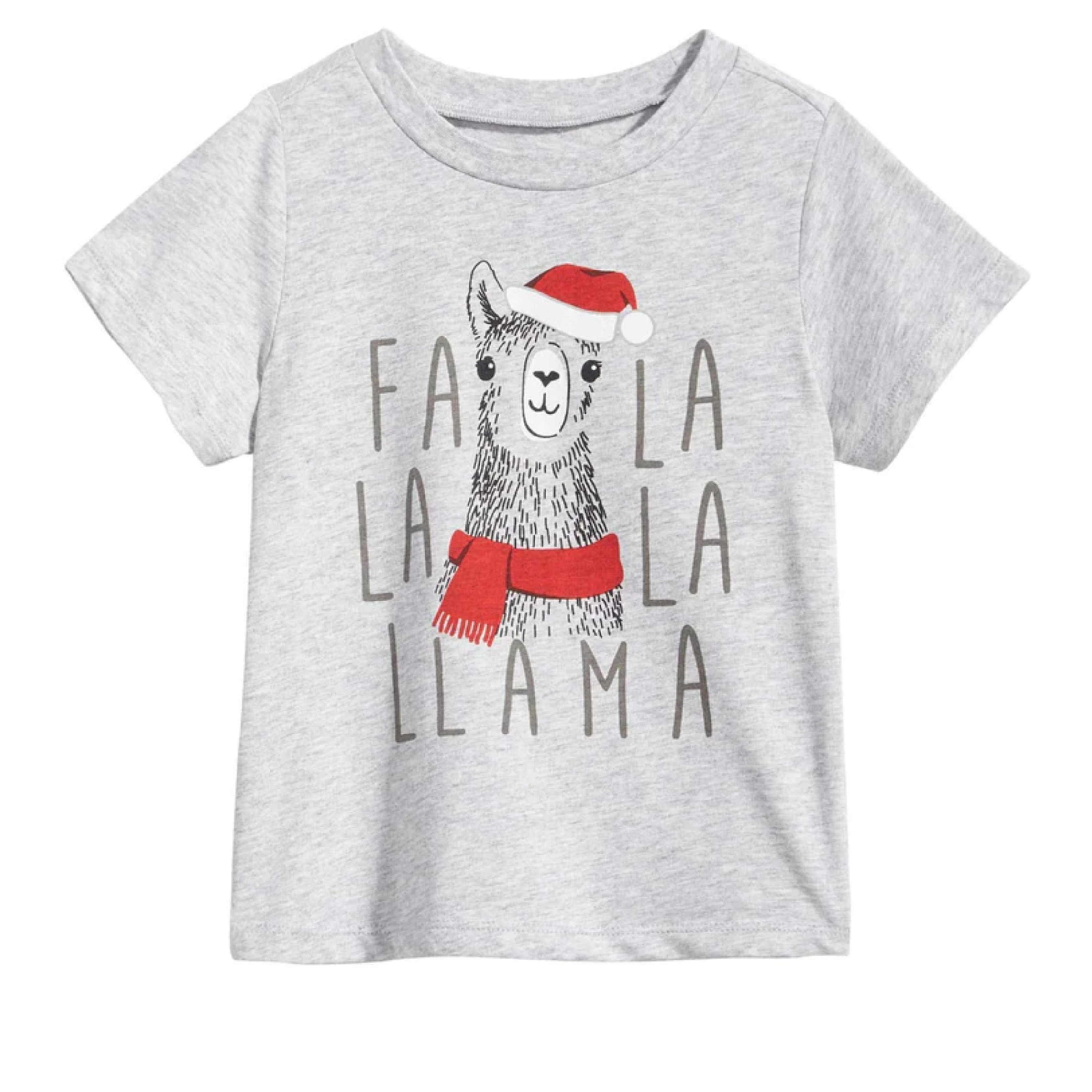 First Impressions Toddler Boys Llama-Print T-Shirt, 12 Month - Grey