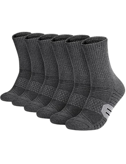 Cotton Socks, 3 Pair Running Socks, Sport Athletic Hiking Socks for Women, with Cushion Heavy Duty Work Boot Socks