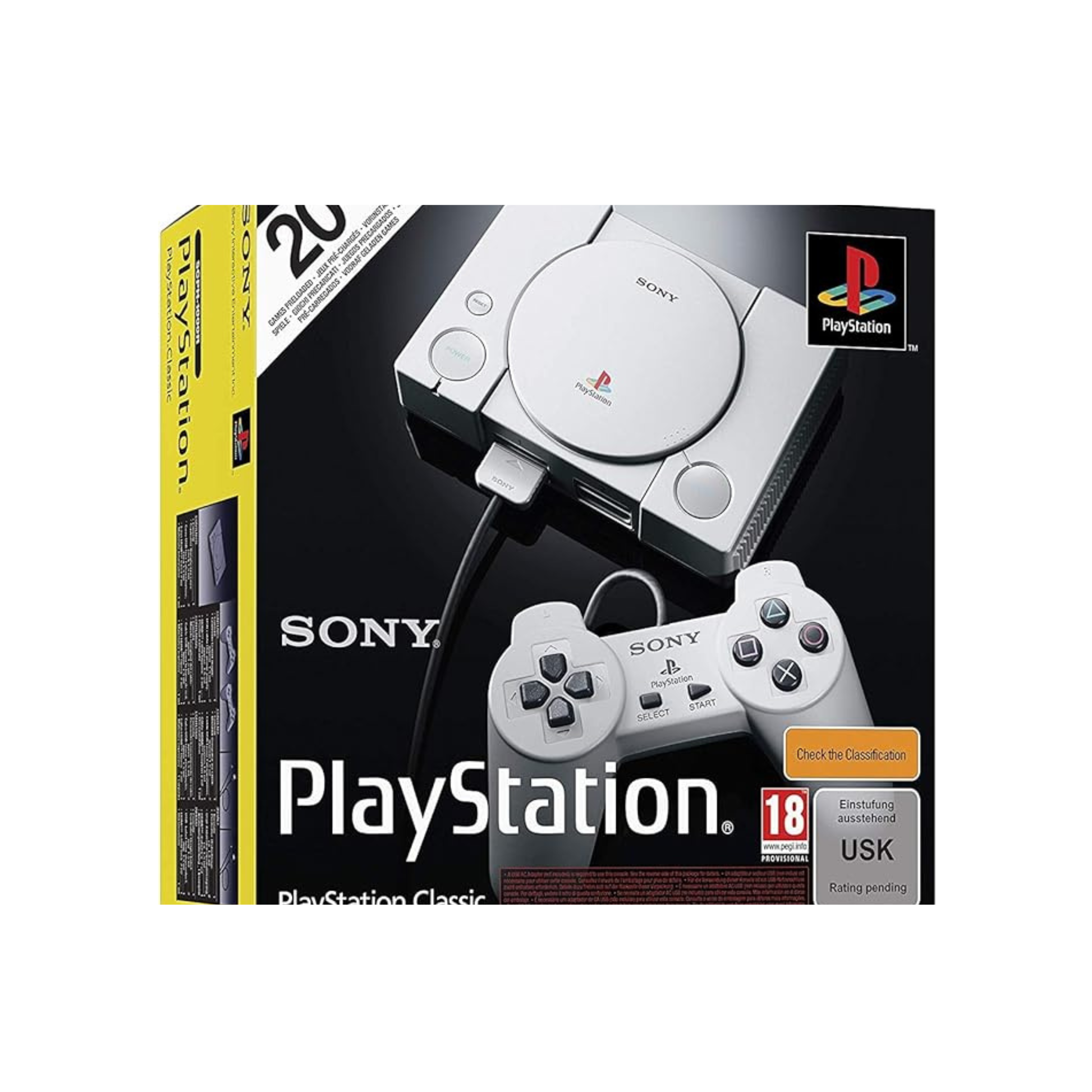 Sony PlayStation Classic (with 20 Pre-Loaded Games)
