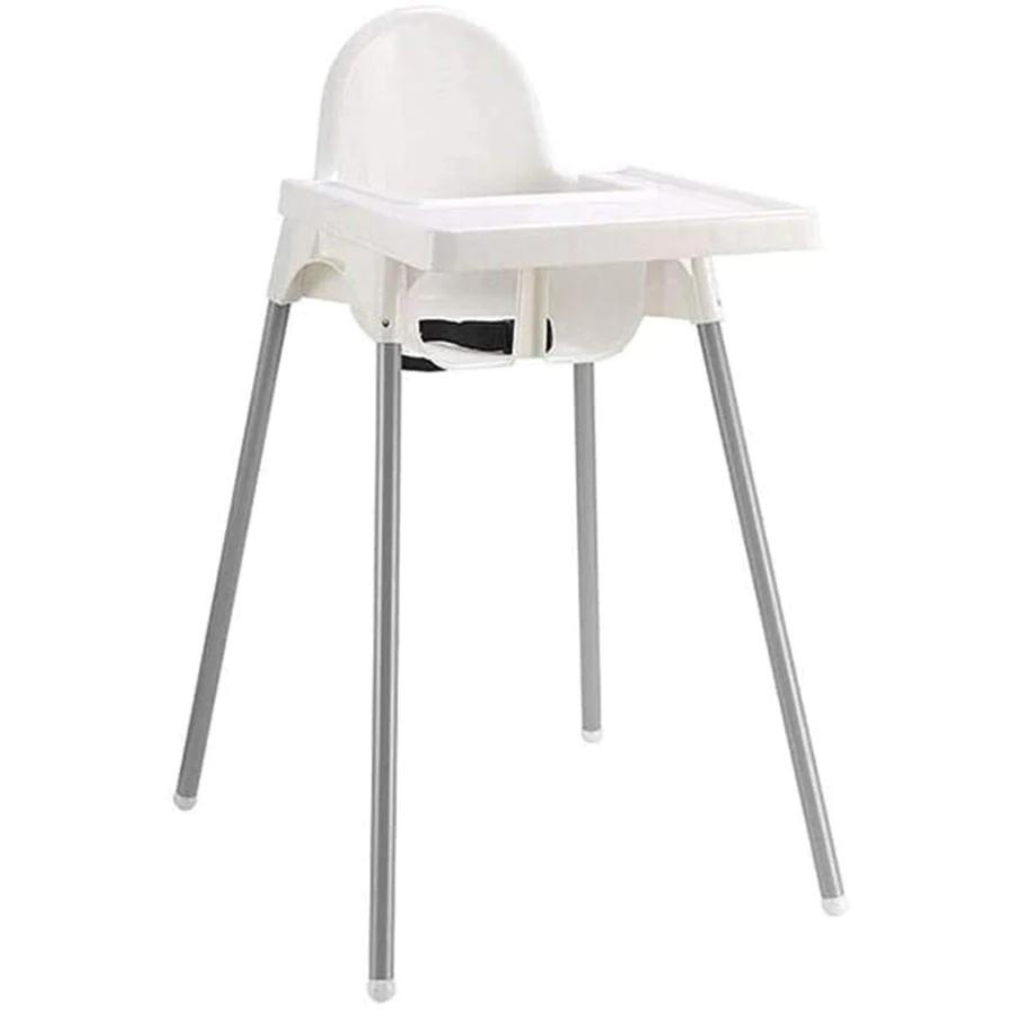 BEONE Baby Highchairs, Junior High Chair with Tray, White