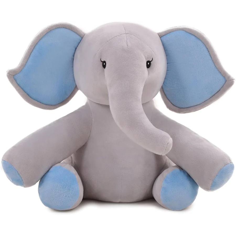 plentico Premium Elephant- Irresistibly Soft 14" Stuffed Animal Plushie Toy for Ages 1 and Up, Perfect for Unforgettable Birthdays, Heartwarming Valentine's Moments, and Festive