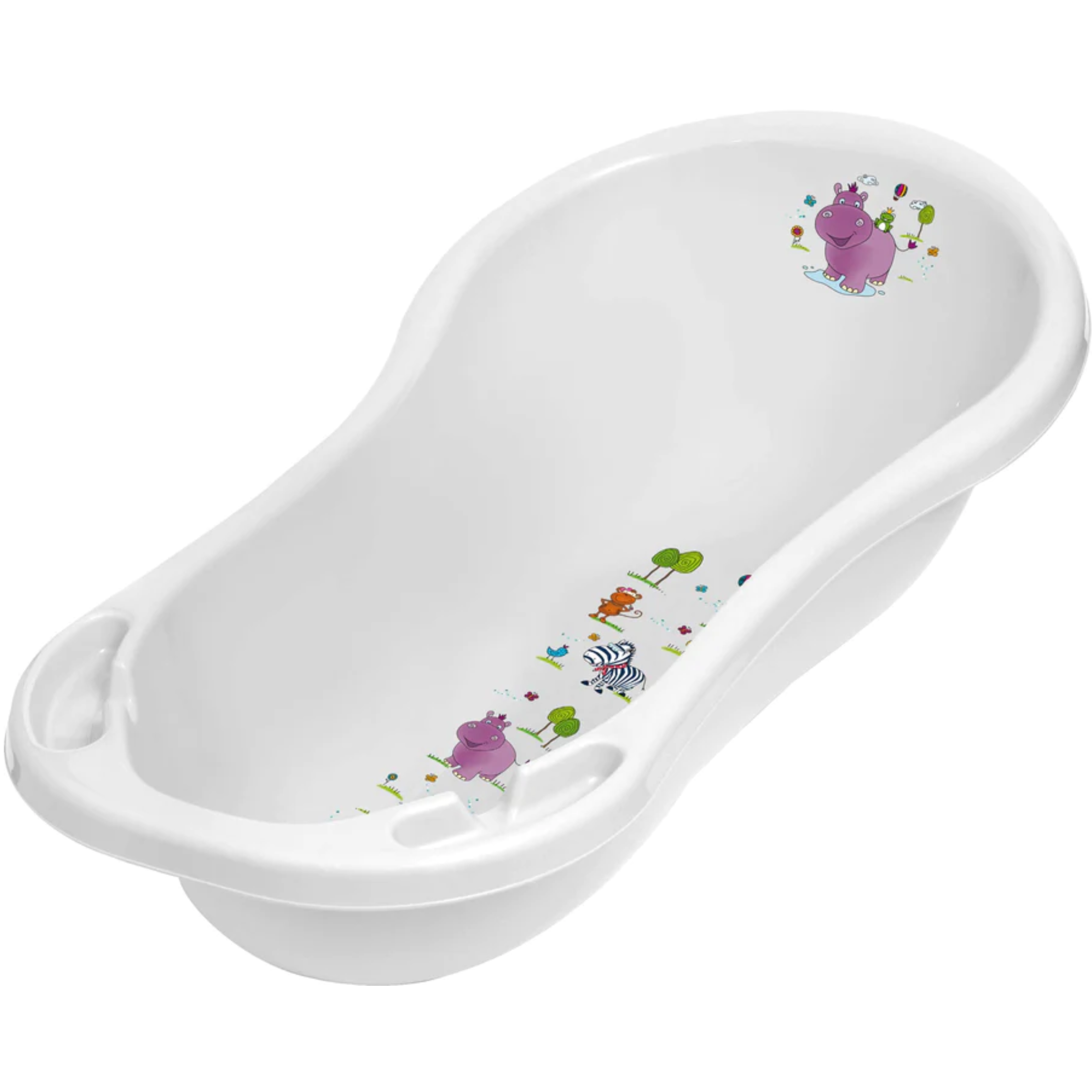 Keeeper-100 cm baby bath - hippo white