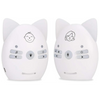 Eacam Wireless Audio Baby Monitor Talk Back Long Range Transmission VOX Mode Night Light Music Play Volume Adjustment Dual Power Supply
