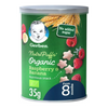 Gerber Organic Nutripuffs Raspberry & Banana, Baby Food, Tin, 35g