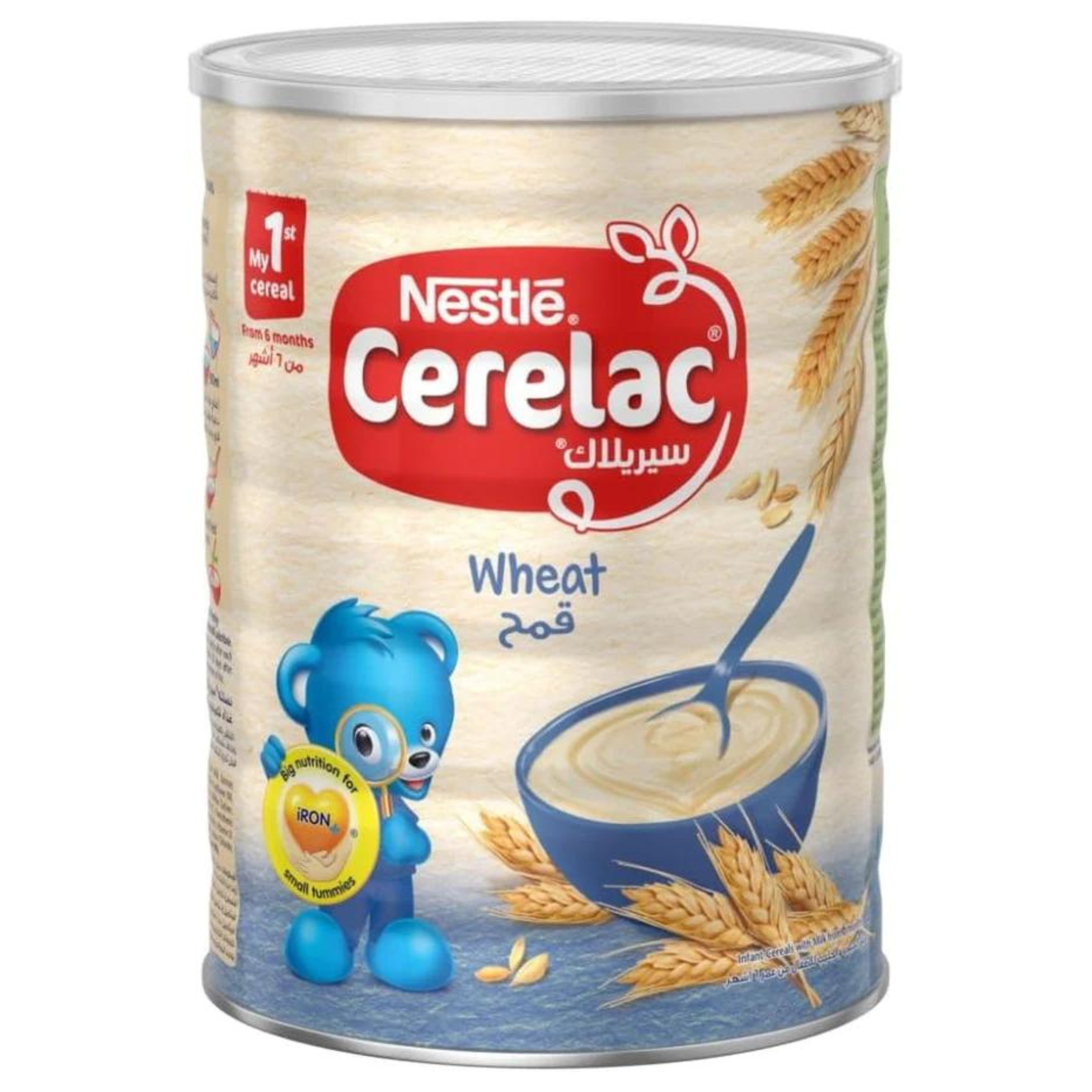 Nestle Cerelac Infant Cereal, Wheat, Baby Food, Tin, 1Kg