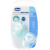 Chicco Soother Ph.Air Blue Sil 0-6M 2Pcs B