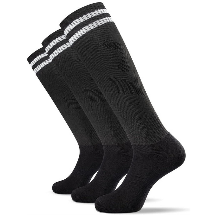 KASTWAVE 3 Pairs Men's Sports Socks Soccer Socks Anti-slip Football Socks Breathable Athletic Rugby Hockey Socks，One Size