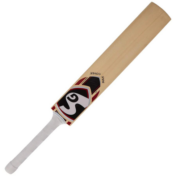 SG Max Cover Kashmir Willow Cricket Bat (Size: Size 3, Leather Ball)