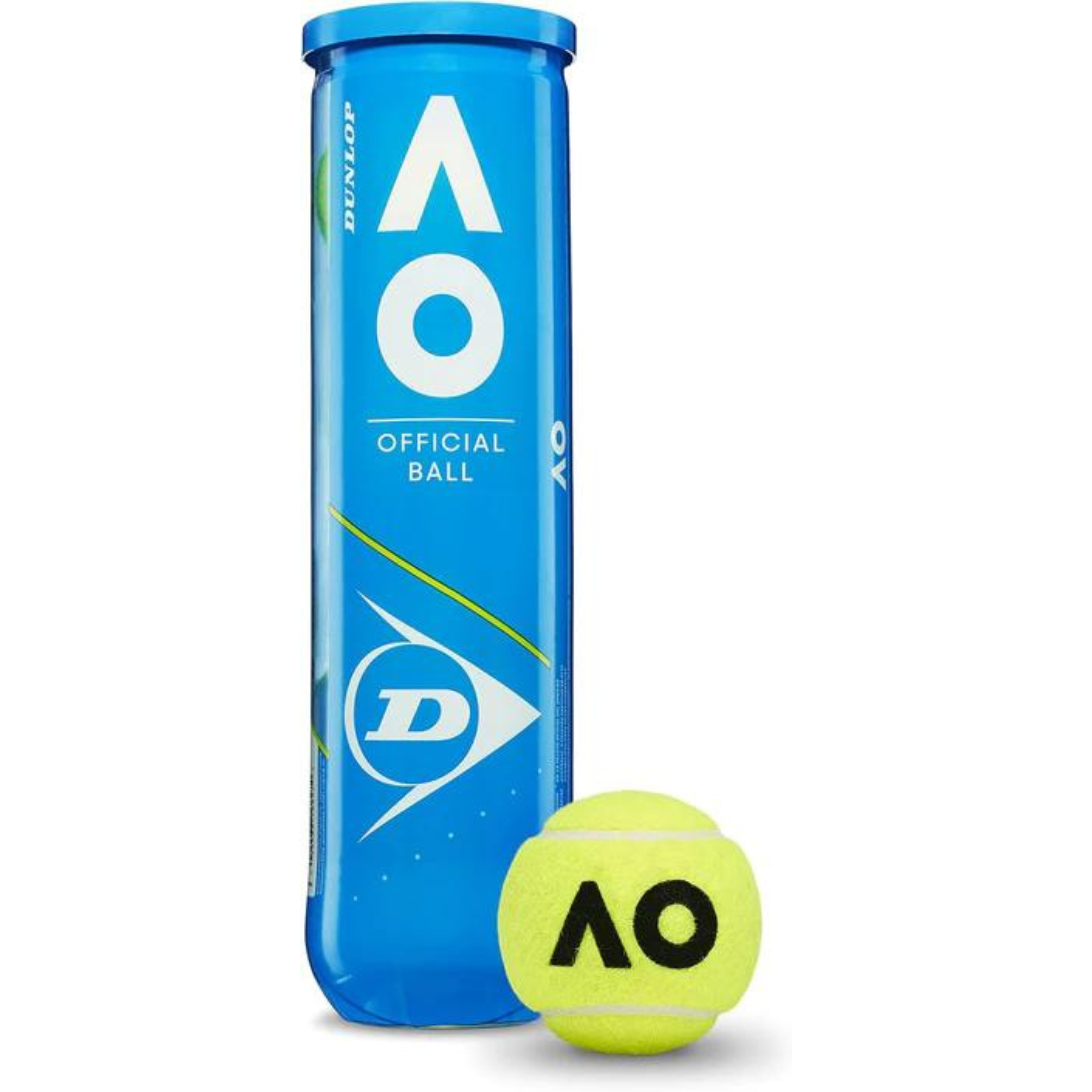 DUNLOP Tennis Ball Australian Open - for Clay, Hard Court and Grass