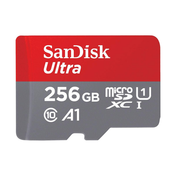 SanDisk 256GB Ultra UHS I MicroSD Card 150MB/s R, for Smartphones, SDSQUAC-256G-GN6MN