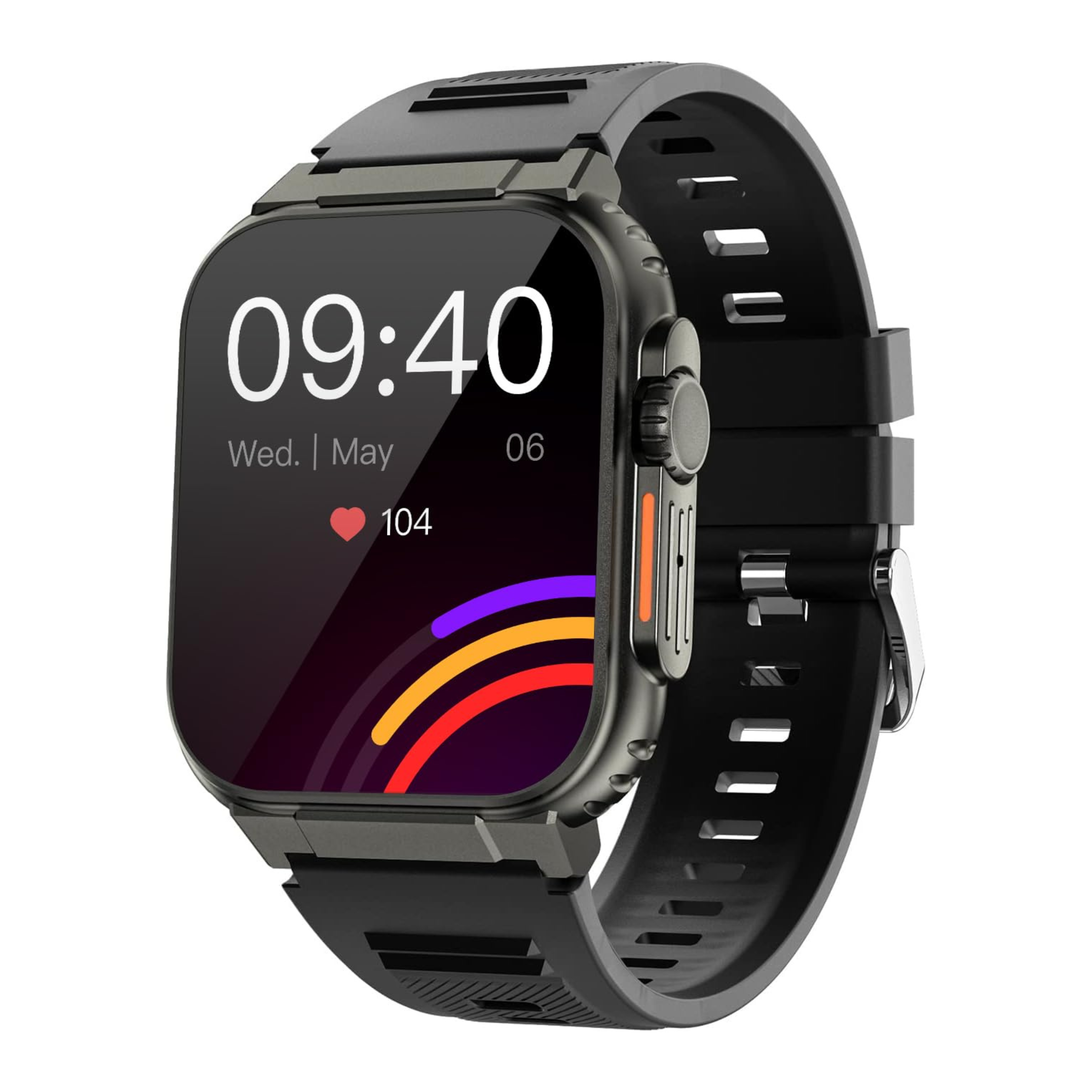 ibsun Smart Watch(Receive & Dial), 1.96" Screen IP68 Smart Watch for Men Women, SmartWatchs with Health Tracker/Fitness Tracker/Call/Text/AI Voice Assistant