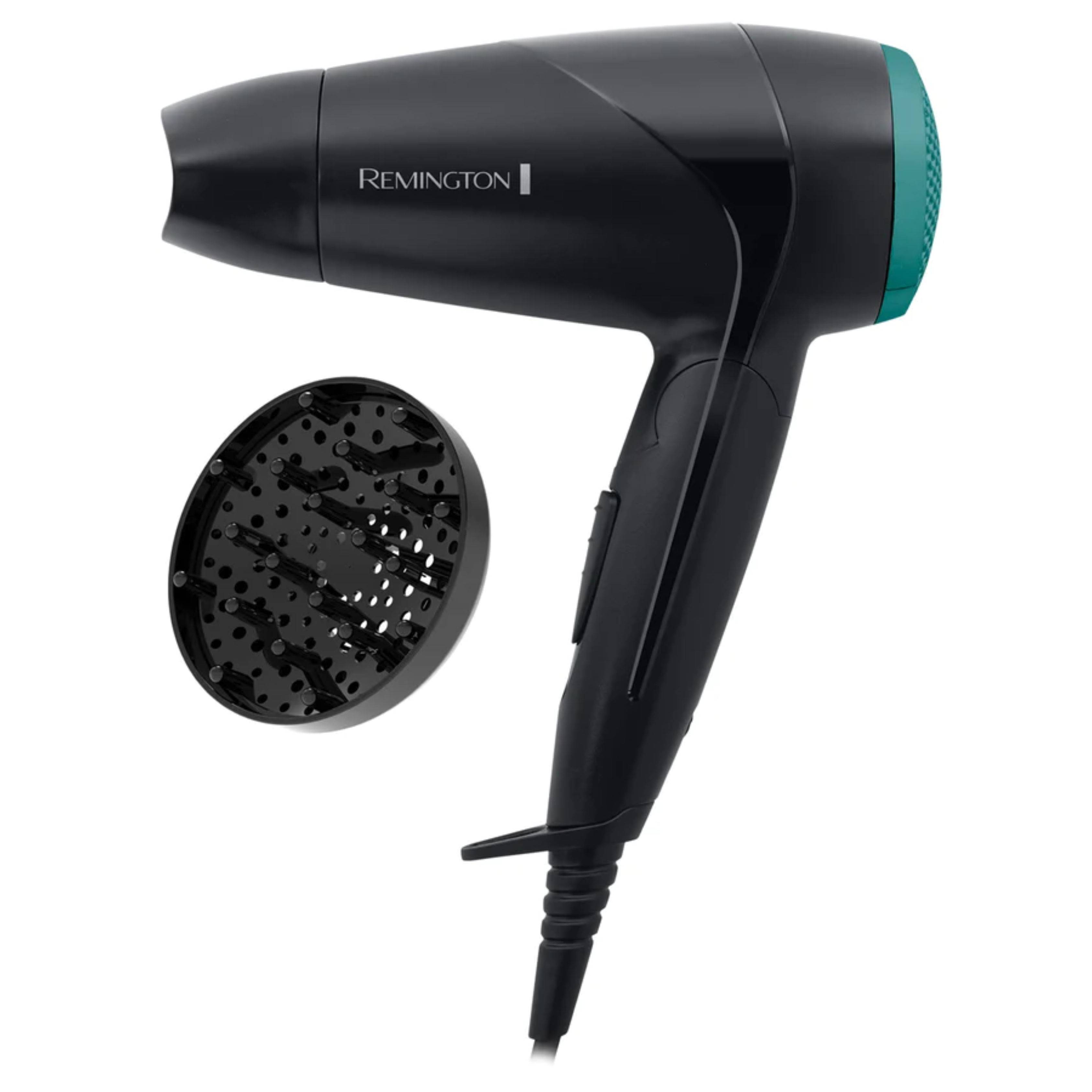 Remington D1500 2000W Compact Travel Hair Dryer - Black (Remd1500)