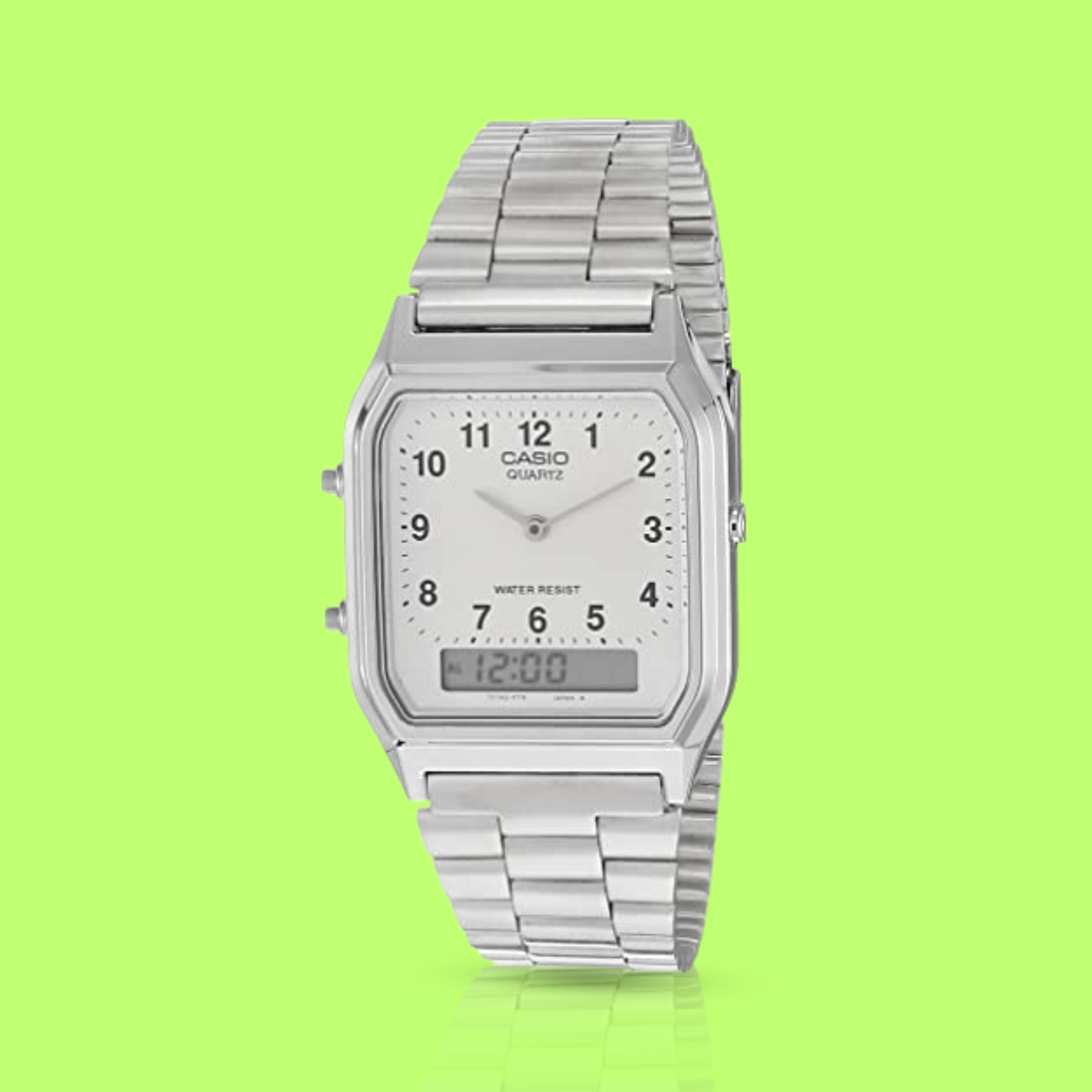 Casio Stainless Steel Digital Watch26