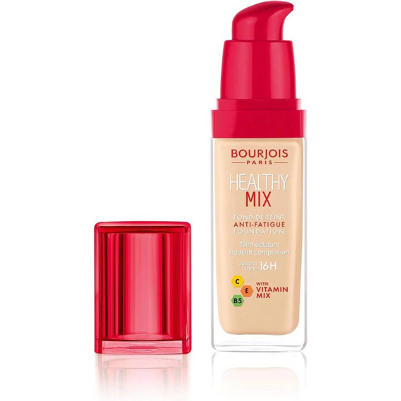 Bourjois Healthy Mix Anti-Fatigue Foundation. 50 Rose Ivory, 30 ml- 1.0 Fl Oz
