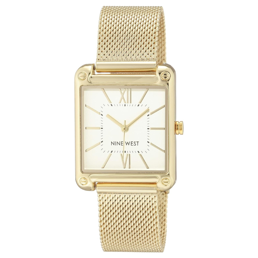 Nine West Women's Mesh Bracelet Watch, Quartz Movement