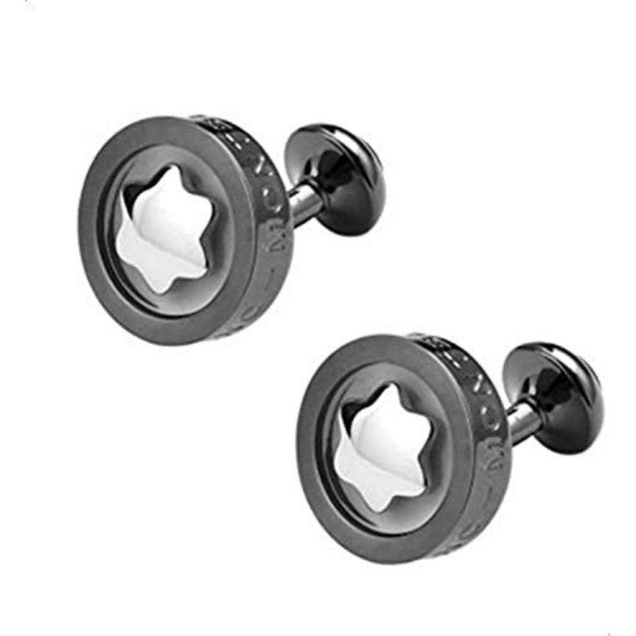 Men's Plum Cufflinks - Black