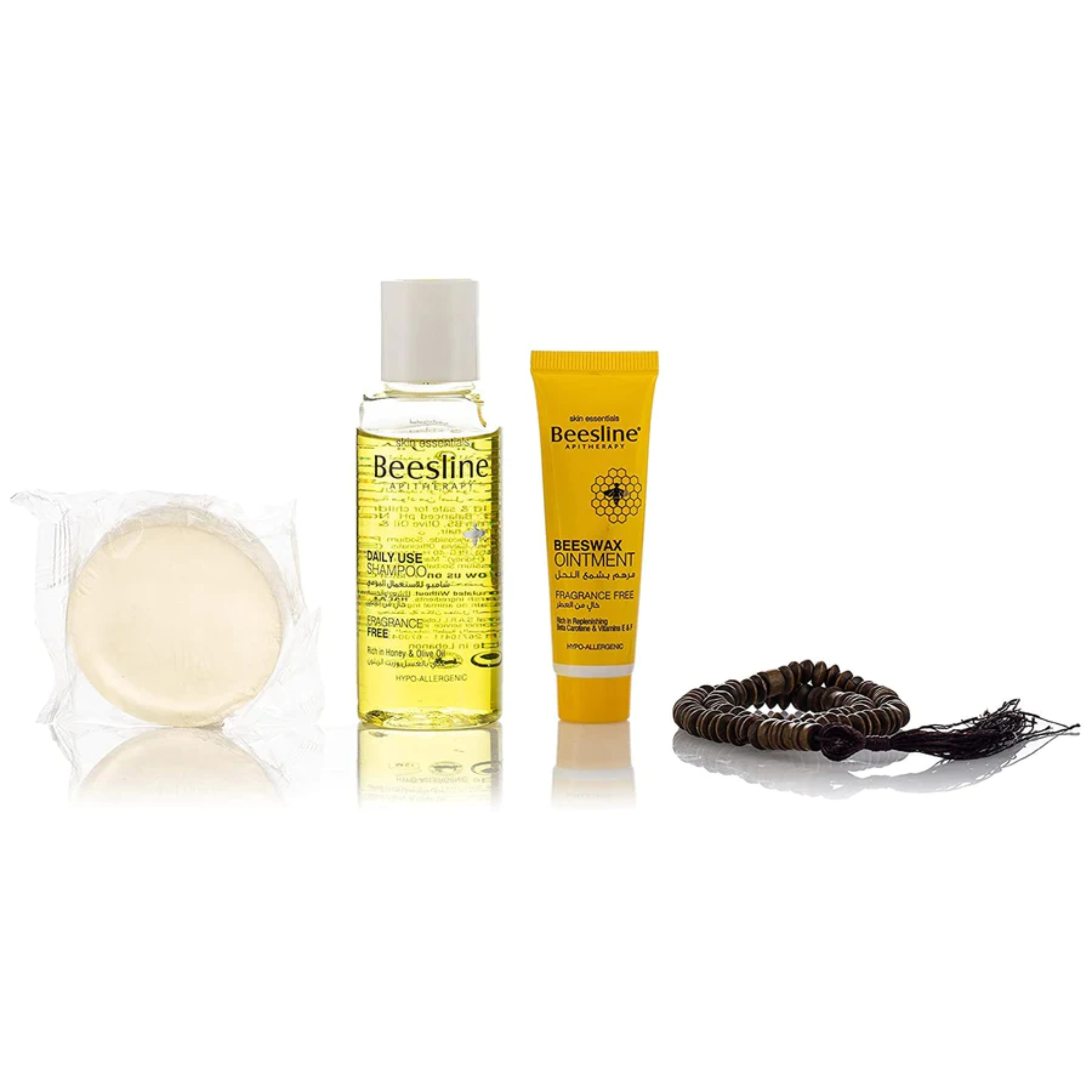 Beesline Hajj and Umrah Free Fragrance Kit (Shampoo 150ML, Ointment Cream 60ML and Honey Soap 60GM)