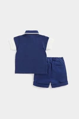 Mothercare Boys EB115 Polo Shirt and Shorts Set