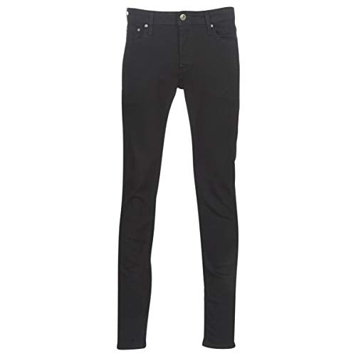 Jack & Jones Mens Glenn Original Jeans Slim Fit Pants , Black Denim, 36W / 32L