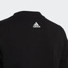 adidas Unisex Kids U LIN TEE BLACK/WHITE HR6400 NOT SPORTS SPECIFIC T-SHIRTS for Unisex T-Shirt