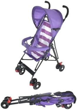 Light Folding Stroller (Mauve)