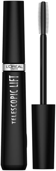 L'Oréal Paris, Telescopic Lift Washable Mascara, Lengthening and Volumizing Eye Makeup, Lash Lift with Up to 36HR Wear, Black