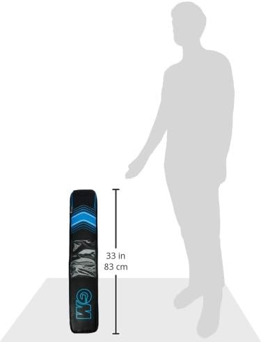 GM Cricket Bat English Willow Cover Full length (Black-Blue)