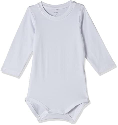 name it UNISEX Mus Long-Sleeves BABY Bodystocking, 6 Months