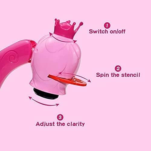 Drawing Projector Table for Kids Painting Table Toy Trace and Draw Projector Toy Painting Table Board Toy with Light & Music Educational Drawing Toys for Toddler Boys Girls – Pink Color