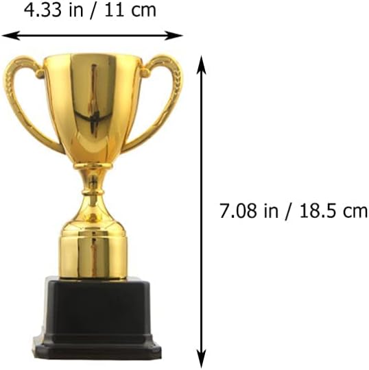 TERRIFI Mini Trophy Award Trophy Gold Cup Trophies Winners Cup Award for Football Soccer Baseball Carnival Prize Party Favors